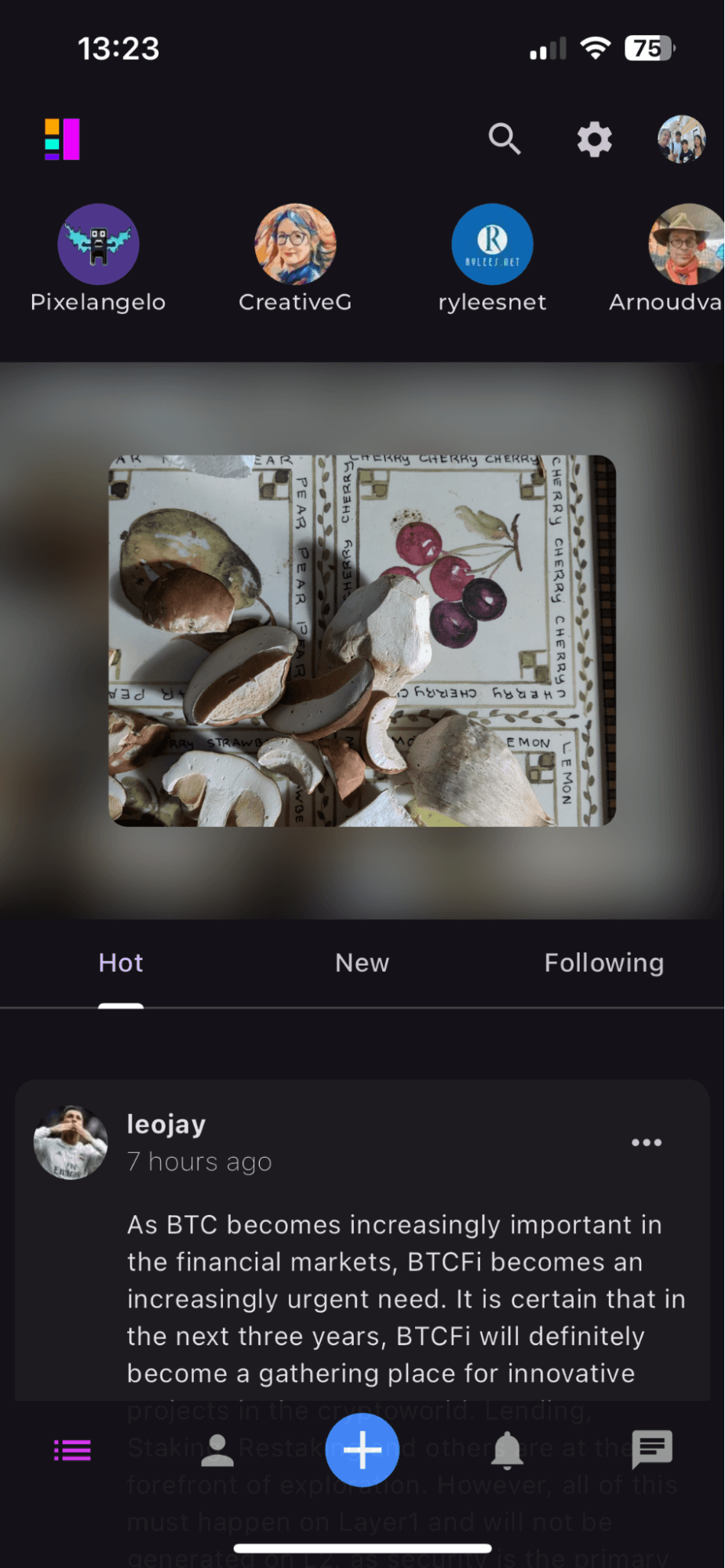Social Feed with Crypto Rewards